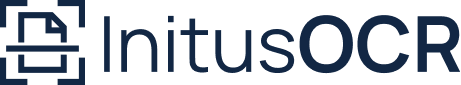 InitusOCR logo (dark blue)