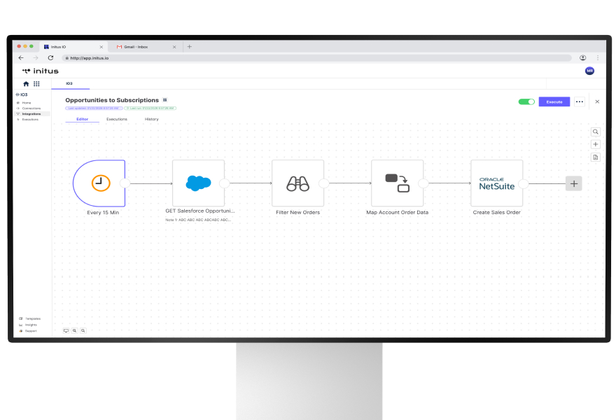 InitusIO – Salesforce & NetSuite